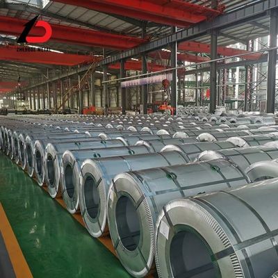 Z30 Z275 Galvanizli Çelik Yaprak Bobini Büyük Sıfır No Gi Sangle Metal Çatı Bobini