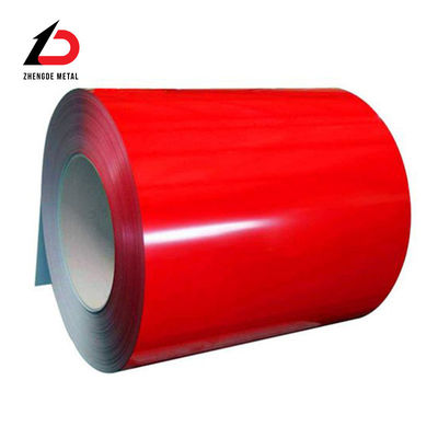 Önden boyanmış PPGI Çelik Bobin Decoiling 0.5mm PVDF / HDP / SMP / PE / PU