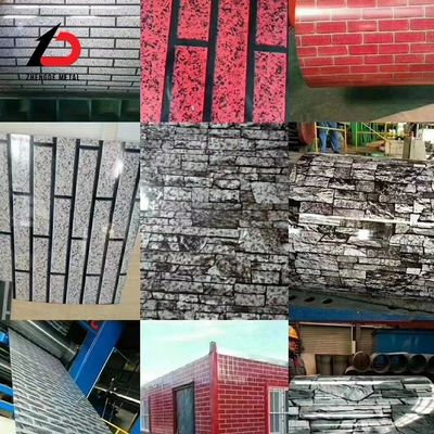 RoHS PPGI Çelik Bobin Ön Boyama Renkli Kaplı Yaprak Bobin Genişliği 3000mm