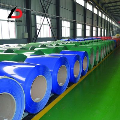 Ral PPGI Ön Boyalı Soğuk Lastikli Çelik Bobin CGCC 15 Mikron Slit Edge