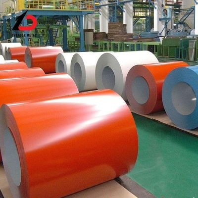 Ral9010 Renkli Ön Boya Galvanizli Çelik Bobine PPGI PPGL Ev Çatı Yapısı Yapı Malzemesi