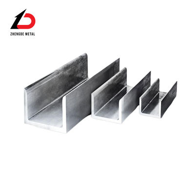 Rekabetçi Fiyatlı A36 Karbon Çelik C Kanalı 41X41 41*21 Sıcak DIP Galvanize U Kanalı Çelik