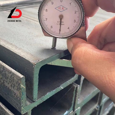 Rekabetçi Fiyatlı A36 Karbon Çelik C Kanalı 41X41 41*21 Sıcak DIP Galvanize U Kanalı Çelik