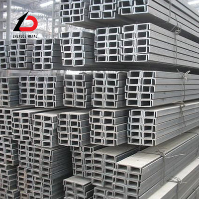 Soğuk olarak yuvarlanmış karbon çelik U Kanalı En S235jr galvanizli yapısal U Kanalı