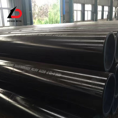 API 5L X42 X52 X56 X6 Sch ASTM A106 A36 A53 DN350 DN400 Spiral kaynaklı siyah hafif karbon çelik boru yuvarlak CS ERW Petrol boru hattı