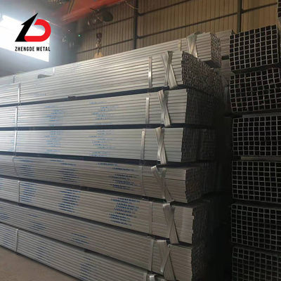 Yüksek Kaliteli Ss330 Ss400 S235jr Q195 Q235 Q345 Kalınlığı 0.6-25mm Özel Boyut ve Yüzeyi Sanayici Fiyatı ile Kare/Dörtgen Galvanizli Çelik Boru