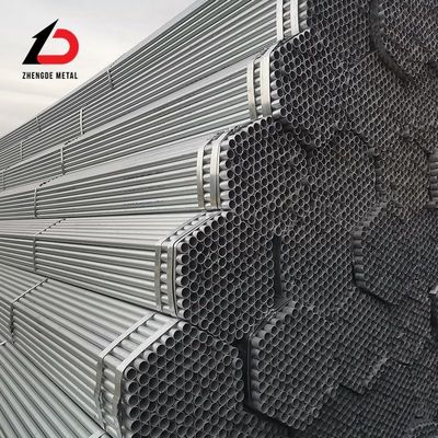 Basit Galvanizli Çelik Boru Gi Koplama Z30-275G/M2 ile Galvanizli Metal Boru