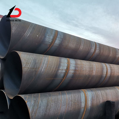 A106 A36 A53 6mm-20mm kalın çelik boru SSAW 609 mm spiral kaynaklı çelik boru petrol ve gaz boru hattı için kullanılır