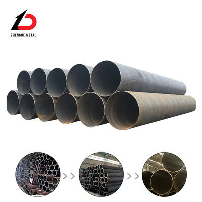Q235 Q345 Q195 Ss400 A36 S235 Karbon çelik boru Standart Uzunluk ERW Kaynaklı Karbon çelik yuvarlak boru
