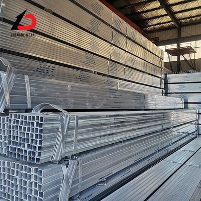 Fabrika Özel Boyut 20*20 25*25 30*30 100*100 200*200 20*40 30*40 Sıcak Diplenmiş Galvanizli Tüp Kare Dikdörtgen Tüp
