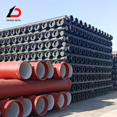 ISO2531 En598 De 98-1668 DN80-DN2600 Hidrolik/Otomobil Boruları, Petrol/Gaz Buhranı için Kullanılan Düktil Demir Boru
