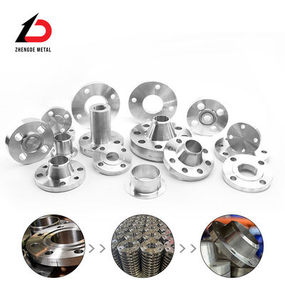 Yüksek hassasiyetli Otomotiv Petrokimya Endüstrisi A105 A350lf2 S235jr S275jr St37 Sch5s Sch10s Sch10 CNC İşlem Ürünleri ile Flange