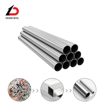 AISI ASTM A269 paslanmaz çelik boru tüpü 201 304 Saldırılmış dikişsiz çelik boru