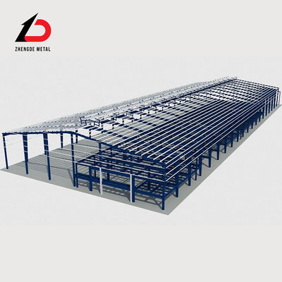 Ticari Metal Çerçeve Depo DIN Standart ODM önceden üretilmiş