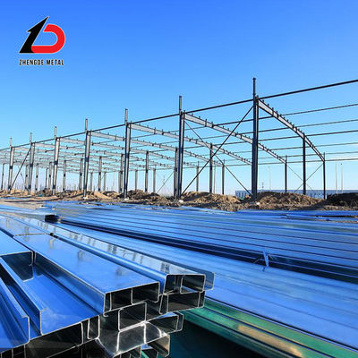 ASTM Çelik Prefabrik Binalar Çiftlik Depoları Endüstriyel Çadır Büyük Çelik Yapı