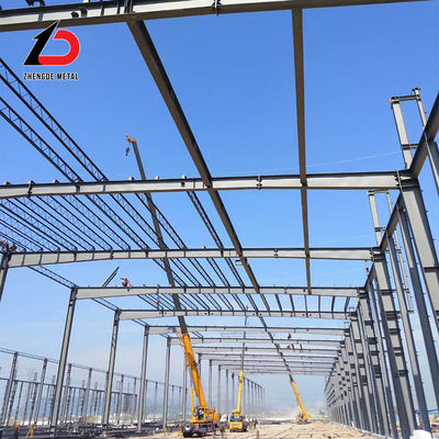 Galvanize Prefabrik Çelik Yapı Bina Ofis Fabrikası Atölyesi
