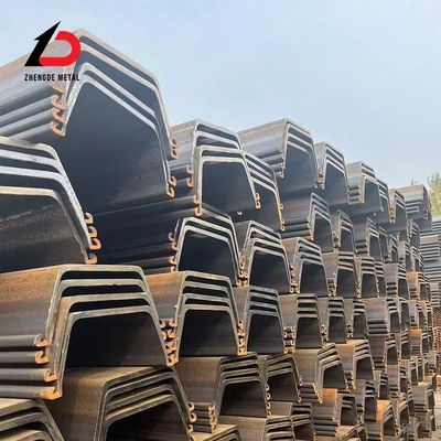 Avrupa Standart Yaprak Toplama Karbon U Tipi II Tipi III Tipi En10249 S355jr S355j0 S355j2h Sy295 Sy390 Sıcak Dolaştırılmış