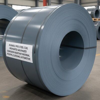 Çatı Kaplama ve Otomotiv için Dayanıklı PPGI Çelik Bobin Ön Boyalı Galvanizli Çelik Bobin Korozyona Dayanıklı Malzeme