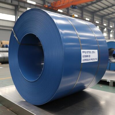 610mm İç Çaplı PPGI Çelik Bobin, Korozyon Direnci ve Özel Uzunluk Seçenekleri