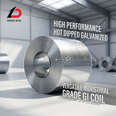 G90 Galvanized Steel Coil 0.3-2.0mm 914-1250mm ASTM A653 Structural Grade with Z275 Coating