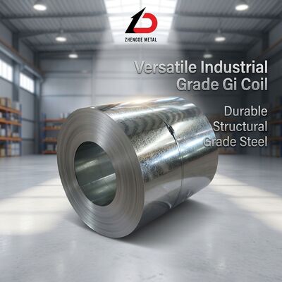 EN 10346 DX51D Galvanizli Çelik Rulo 0.4-3.0mm 600-1500mm Z100-Z275 Kaplama ile Kilit Şekillendirme Kalitesi
