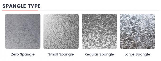 No Zero Low Z30 Z275g Big Spangle Cold Hot DIP Galvanizli Çelik Şerit Bobini Gi 4