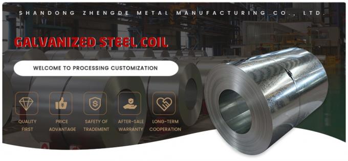 Z30 Z275 Galvanizli Çelik Yaprak Bobini Büyük Sıfır No Gi Sangle Metal Çatı Bobini 0