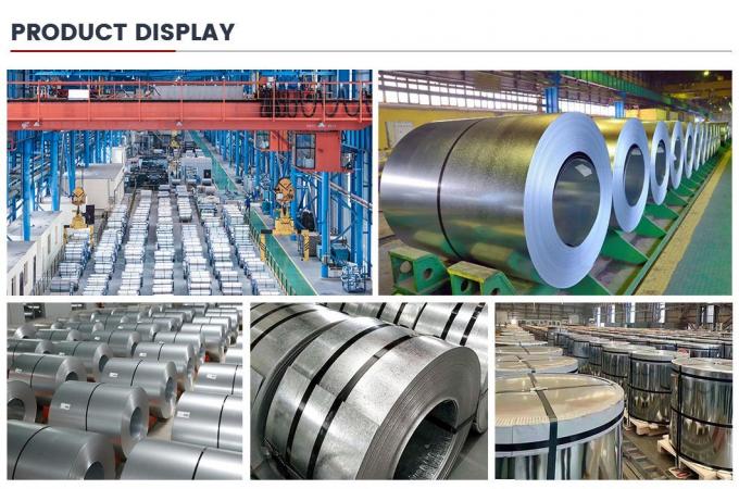 Z30 Z275 Galvanizli Çelik Yaprak Bobini Büyük Sıfır No Gi Sangle Metal Çatı Bobini 7