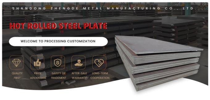 Q235B Ss400 S235jr ASTM A36 St37-2 Q345b S355jr Sıcak lastikli çelik levha düz demir ağ bükme kalıplama beton inşaat için metal levha 0