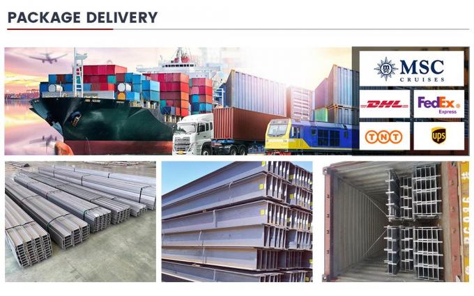 Bazck Karbon Çelik H kiri 100mm H kiri Ticari binalar için ASTM Standartı 9