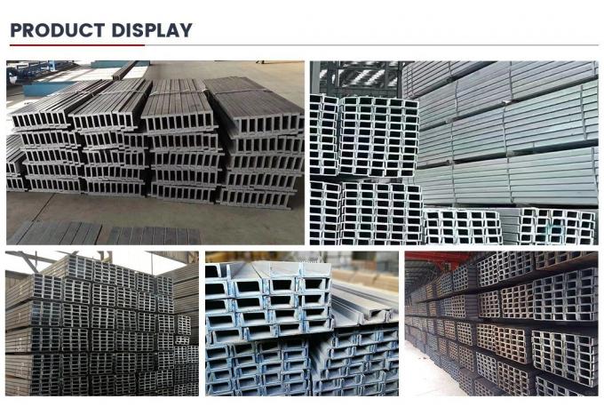 Rekabetçi Fiyatlı A36 Karbon Çelik C Kanalı 41X41 41*21 Sıcak DIP Galvanize U Kanalı Çelik 7