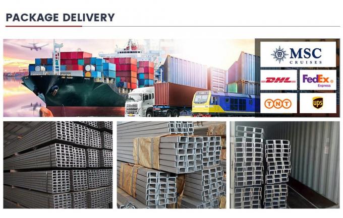 Rekabetçi Fiyatlı A36 Karbon Çelik C Kanalı 41X41 41*21 Sıcak DIP Galvanize U Kanalı Çelik 10
