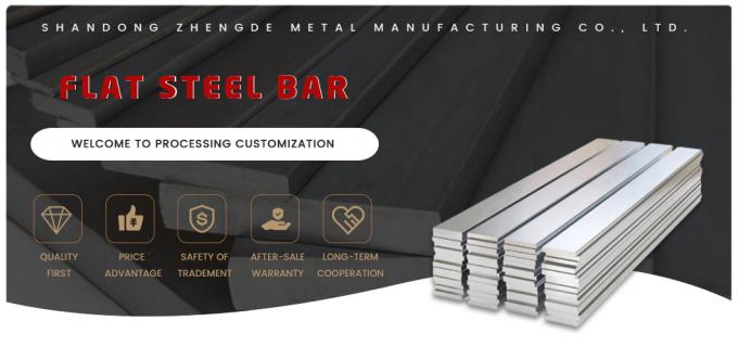 42CrMo Metal Flat Stock 5140 4140 1020 Yapı İnşaatı için Flat Bar 0
