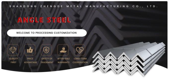 ASTM A36 A53 Karbon çelik açı çubuğu eşit 6 mm çelik açı L şekli 0