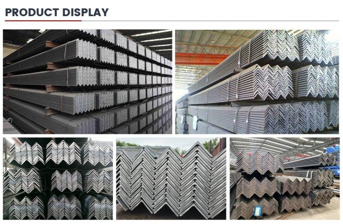 ASTM A36 A53 Karbon çelik açı çubuğu eşit 6 mm çelik açı L şekli 7