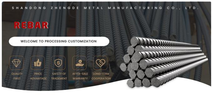 HRB500 Güçlendirme Çelik Çubuk Deformasyonlu Çelik Güçlendirme Çubuk 8mm 0