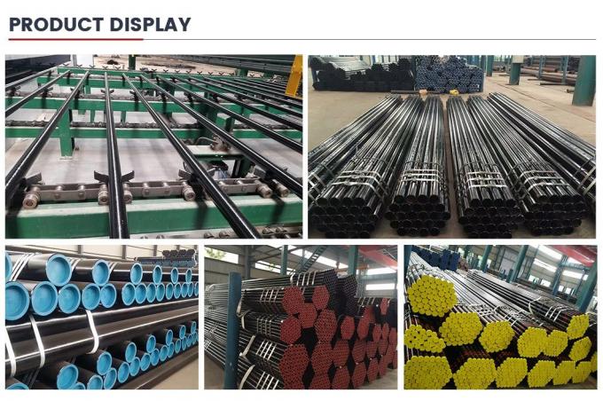 Karbon çelik boru hattı A106 Grb A53 Grb API 5L X42/X52/X65/X70/X80 A333 Alaşımlı çelik dikişsiz boru Sch40 Sch80 dikişsiz sıvı gaz borusu 7