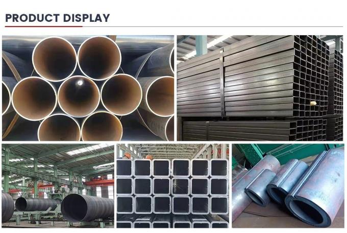 LSAW SSAW ERW Sch40 0,6-30mm Kalınlıkta Duvarlı Yuvarlak Tüp Hafif Karbon Çelik Saldırılmış Dikişsiz Tüp Tüpleri Petrol / Gaz Kavması İçin 7