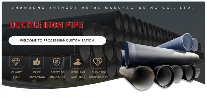 Musluk suyunun taşınması DN80-2600mm Özel Boyutlar Fabrika Fiyatı Satışlar Düktil Demir Boru 0